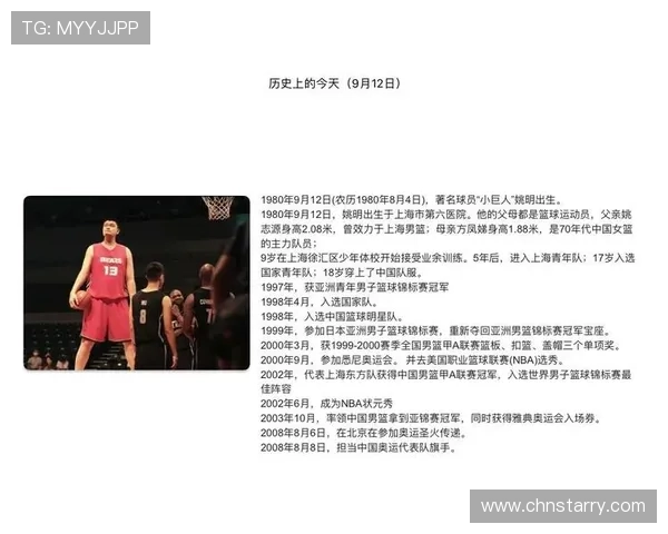 丹尼尔对姚明的深刻见解与评价揭示了篮球巨星的真实魅力与影响力